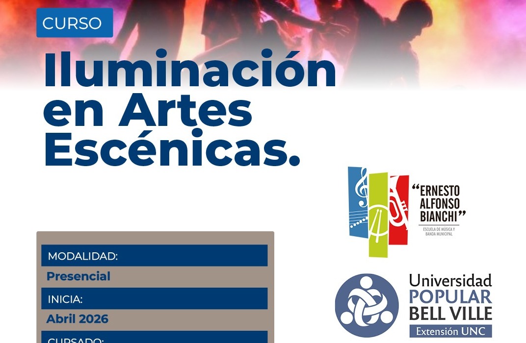 Capacitación: Iluminación en Artes Escénicas
